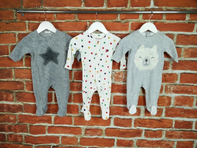 Tuta Da Sonno Bambino Bambino Età 0-3 Mesi Next Joules Zara Babygro Pezzo Unico 62Cm