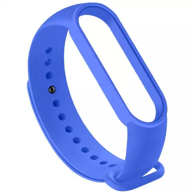 Cinturino Sostitutivo in Silicone Compatibile con Xiaomi Mi Smart Band 5 6 Blu