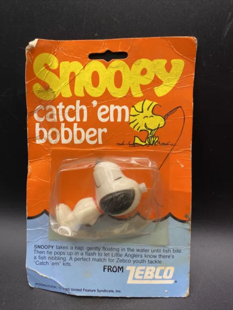 PEANUTS SNOOPY CATCH Em Fishing Bobber Vintage New Old Stock Sealed Zebco  1965 $9.95 - PicClick