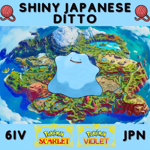 DITTO SHINY 6IV Japanese Masuda Method JPN // Pokemon 