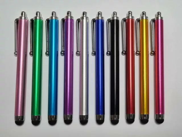 10x Universal Stylus Eingabestift Stift Metall Handy Tablet Smartphone Touch Pen