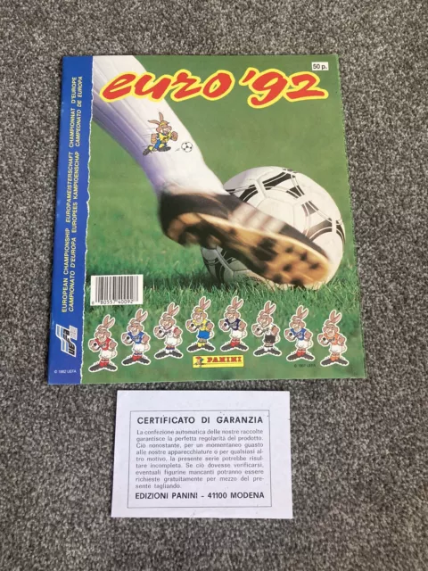 Panini Euro 92 Empty sticker album Rare Sticker Order Form - MINT - UK Version