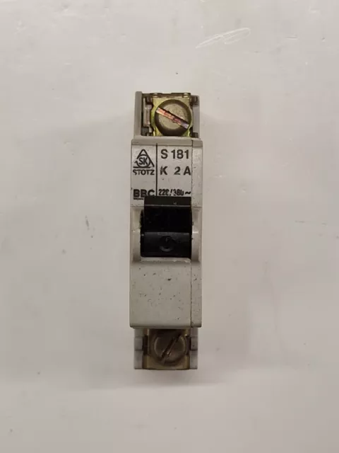 Stotz Bbc S181 K2A Einfachpol 1P Sicherungsschalter Sicherungsaitomat