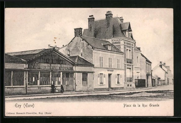 CPA Ezy, Place de la Rue Grande