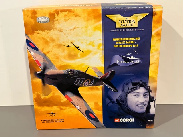 1:72 Hurricane Mk1 Model Hawker Scale Metal RAF Diecast Plane IXO