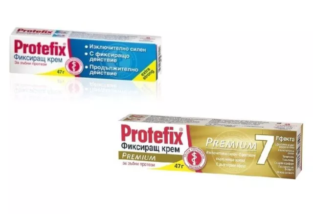 PROTEFIX 47ml,EXTRA strong Fixing Denture Cream, Neutral/Premium: