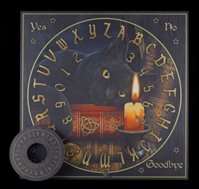 Wahrsagerbrett mit Katze - The Witching Hour - Witchboard Quija Brett Board Hexe