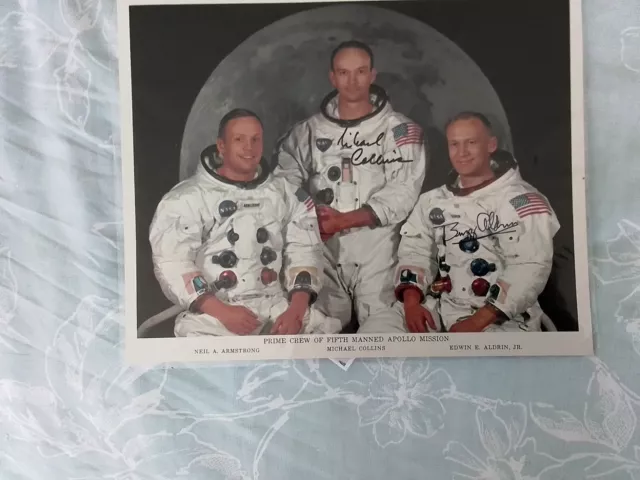 Apollo 11  Signed  Buzz Aldrin Michael Collins Neil Armstrong