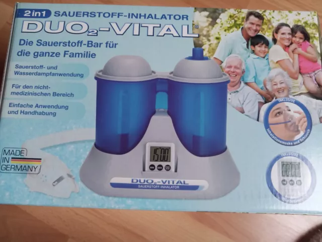 Sauerstoff Inhalator DUO2 Vital -Die Sauerstoff Bar für die ganze Familie