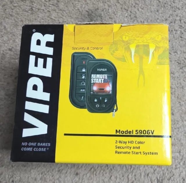 Viper 5906V Remote Car Starter & Alarm 2-way HD Color Security System NEW in BOX
