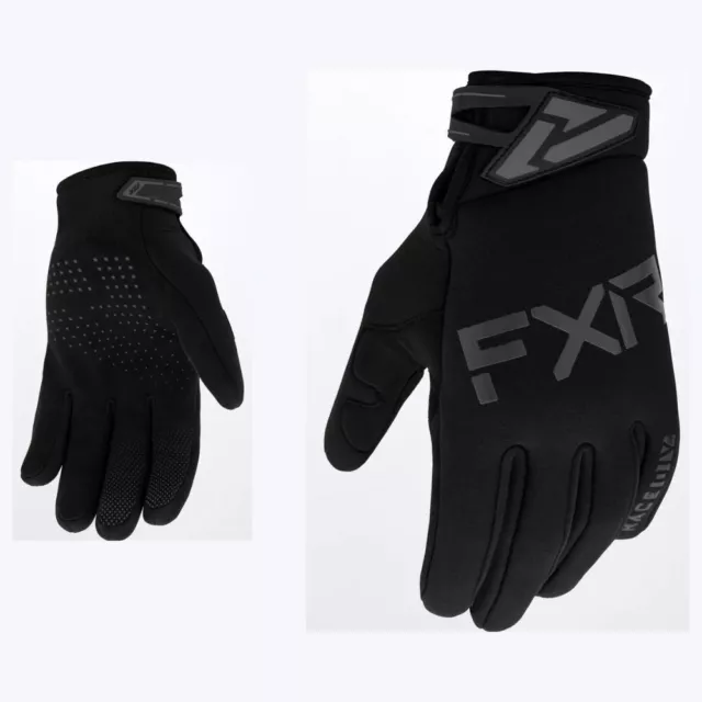 FXR Mens Cold Cross Neoprene Black Ops Snowmobile Glove