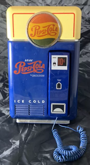 *Vintage* Pepsi-Cola Vending Machine Replica Telephone Phone Serial No. 3813