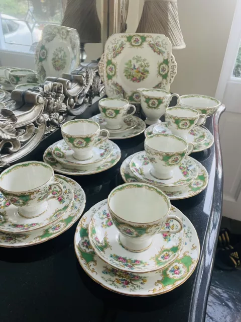 Foley China Broadway Tea service 21 Pieces