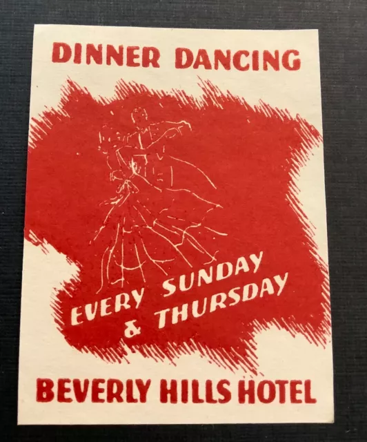 1930S ERA BEVERLY Hills Hotel Poster Stamp MNH NG F/VF $4.95 - PicClick