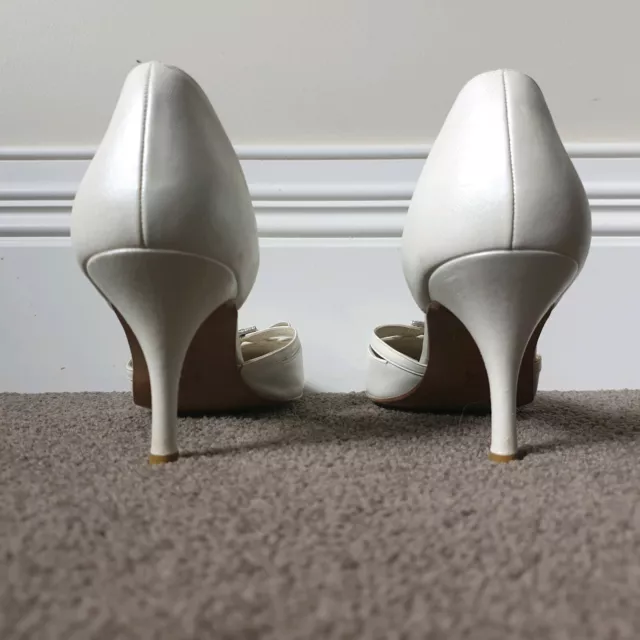 Pearl White Doriani Formal / wedding / bridal shoes 2