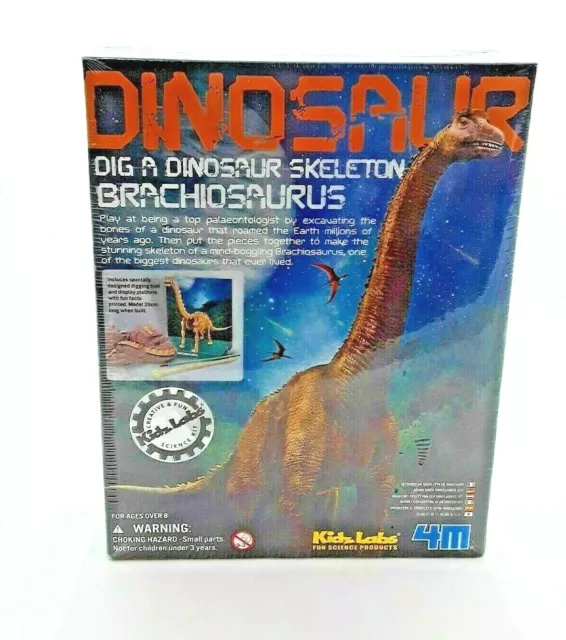 Dig A Dinosaur Skeleton Brachiosauras Excavation Science Educational Kidz Labs
