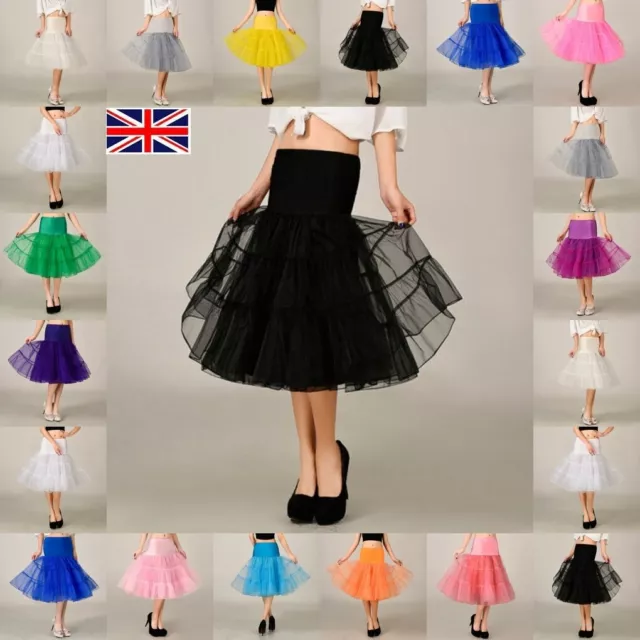 RULTA Rockabilly 26" Retro 50s Swing Vintage Fancy Underskirt NET Petticoat &1