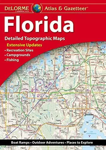 Florida State Atlas & Gazetteer, by DeLorme, GREAT PRICE!