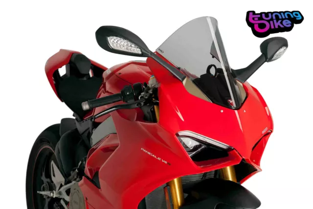 Puig Cupolino R-Racer Ducati Panigale V2 2021 Fume Chiaro