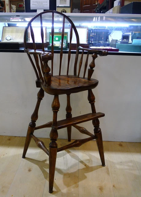 Handmade wooden sales high chair