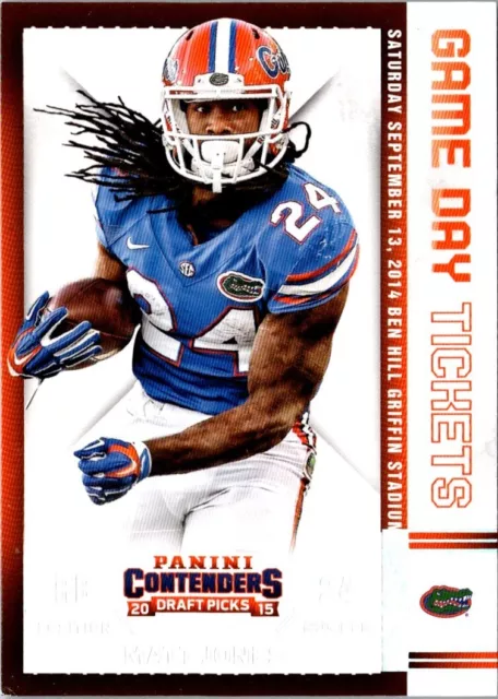 2015 Panini Contenders Draft Picks Game Day Tickets Matt Jones