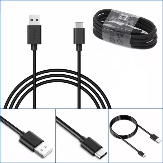 Cargador Rápido Cable Datos USB para Samsung Galaxy S8 S9 Plus Note 8 A8 2018 A5