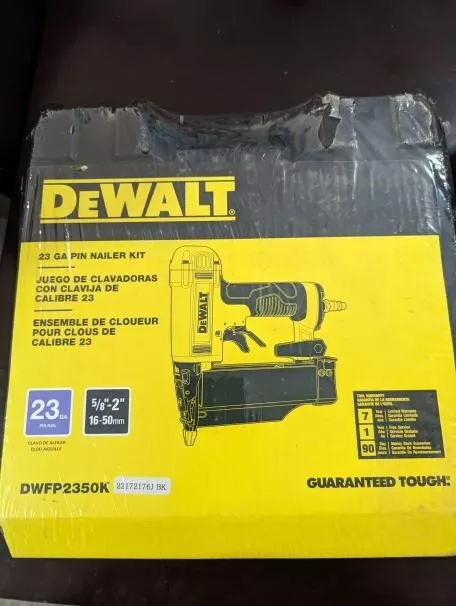 DeWalt DWFP2350K 23 Gauge Pin Nailer