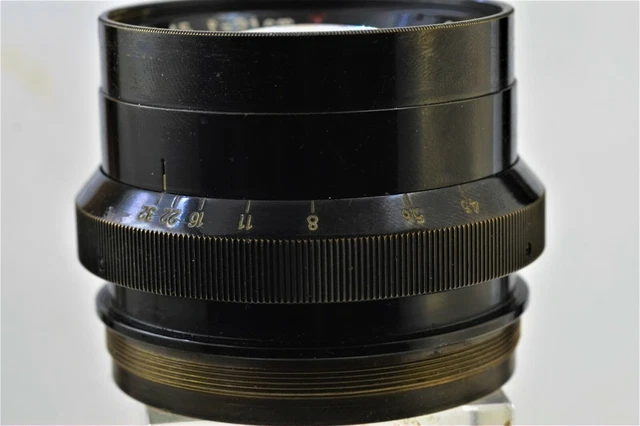 Carl Zeiss Jena Tessar 1:4.5 f=21cm T Nr.3132694 Großformat Objektiv 4