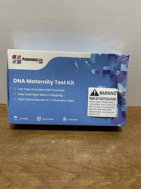 DNA Maternity Test Kit- Lab Fees & Shipping Included - Results in 1-2 Bus. Days