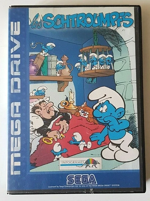 Jeu Les Schtroumpfs Sur Sega Game Gear – Cartouche Loose, PAL, Bon état