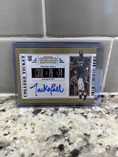 2019 Panini Contenders Draft Picks Tacko Fall Rookie Auto College Ticket #118