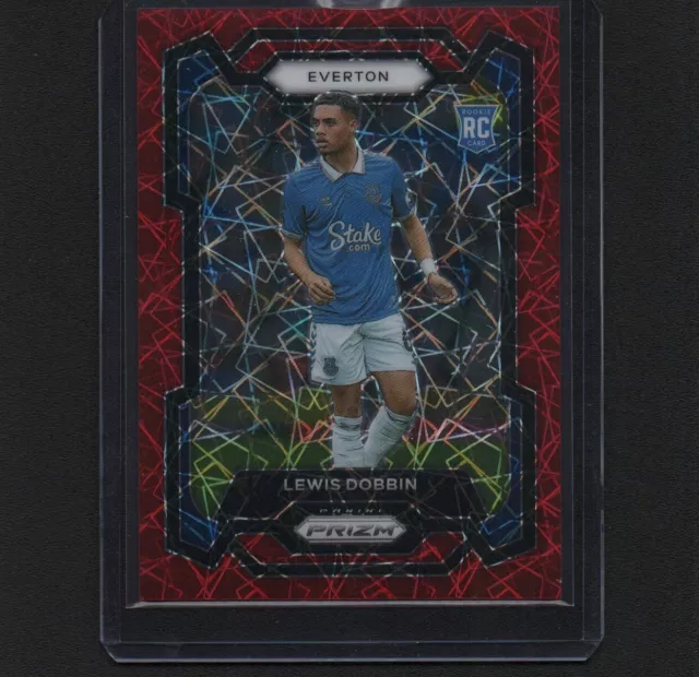 2023-24 Panini Prizm Premier League Soccer Lewis Dobbin Everton Rookie /49