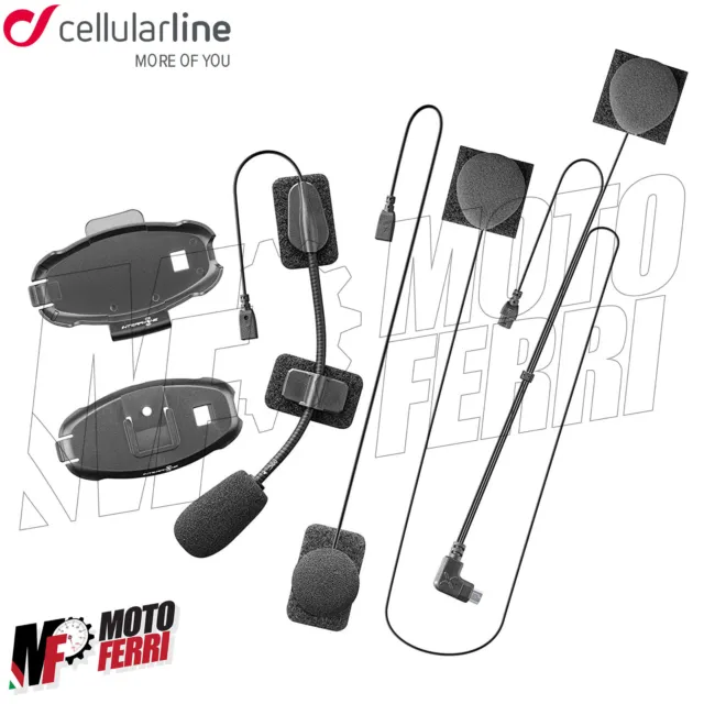 MF3127 - Set Audio Microphone Interphone CELLULARLINE INTERPHONE Active/Connect 2