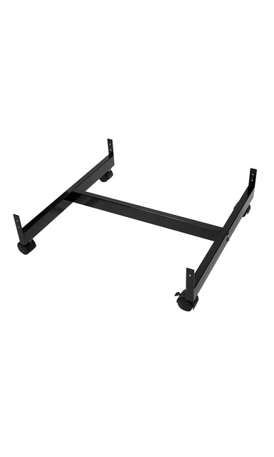 2 Foot x 2 Foot Black Grid Gondola Base with Casters
