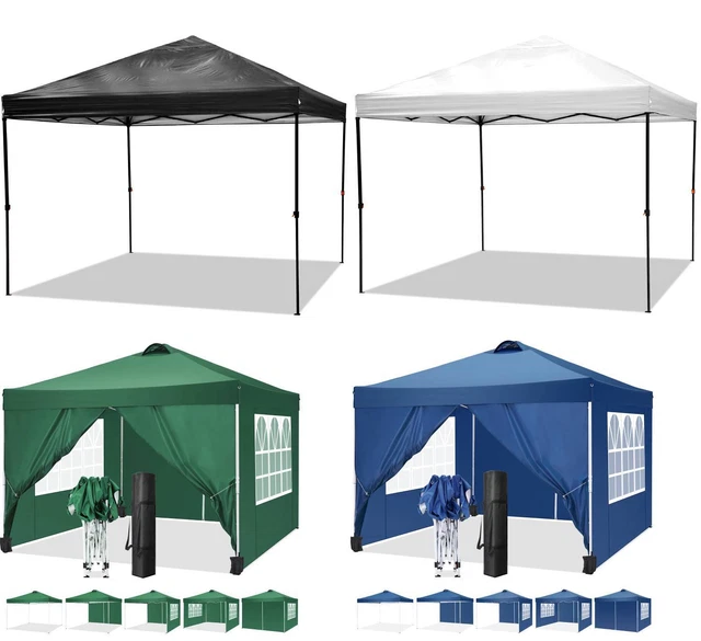 3x3m Pavillon Faltbar Faltpavillon UV Schutz 50+ Pop Up Gartenpavillon Partyzelt