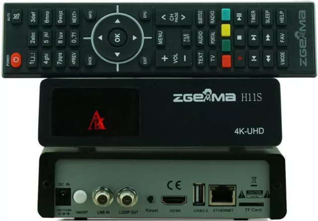 Aggiornamento Zgemma H11S da ricevitore satellitare H9S DVB-S2X 4K UHD con Android e