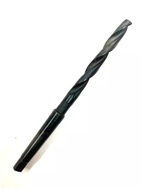 25/64" Drill #1 Morse Taper Shank HSS Drill Bit 3-5/8" FLUTE LENGTH X 7" OVERALL
