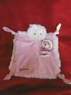 Kaloo KALOO FILLE POUPEE ESQUIMAU BLANC ROSE BOULE IGLOO WINTER FOLIES DOUDOU COM9 