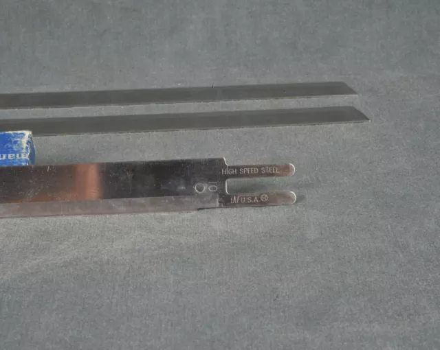 Eastman 10" Straight Front High Speed Angle Tip Knives 80C10-36HS (Lot of 3)