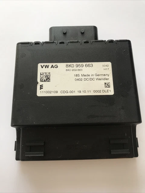 GENUINE VW AUDI VOLTAGE STABILISER REGULATOR ECU MODULE 8K0959663 EUR ...