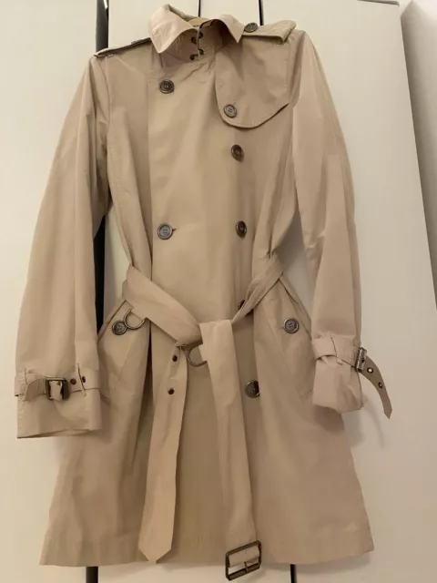 burberry vintage trench rain coat Great Condition sz S UK 8 Beige