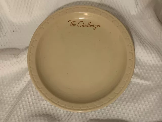 The Challenger Syracuse CHINA 6.5” PLATE DISH TRAIN RAILROAD ECONO-RIM