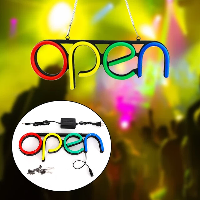 16'' OPEN NEON Sign LED Tube Handmade Visual Artwork Bar Club Wall