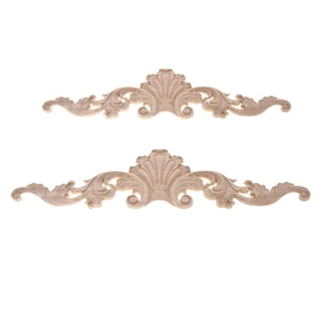 Ensemble de meubles en bois sculpté, applique murale non peinte pour