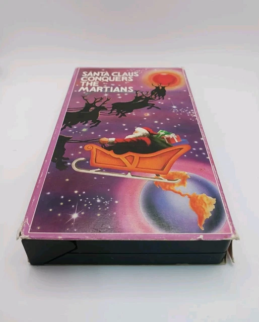 SANTA CLAUS CONQUERS the Martians (VHS, 1987) Aliens UFO SciFi VTG