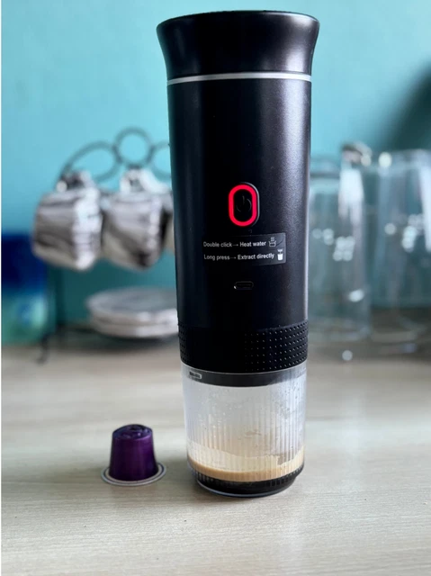 LAMA Mini Machine à café portable, électrique à capsules, compatible