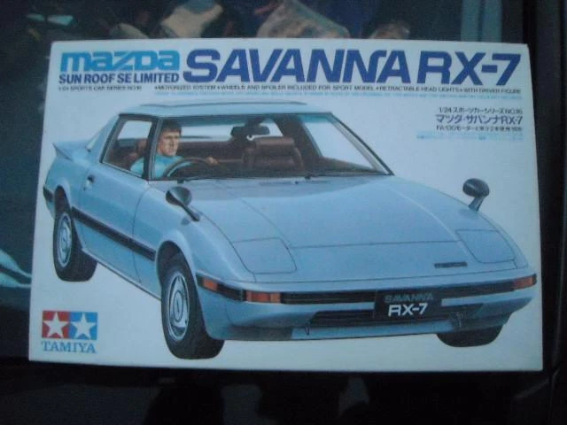 Tamiya MAZDA RX-7 Savanna  Limited 1/24 car Model Kit tamiya of world japan used