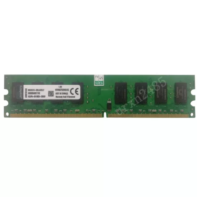 2GB / 1GB PC2-5300 DDR2-667MHz KVR667D2N5/2G Intel Desktop-RAM Für Kingston DE