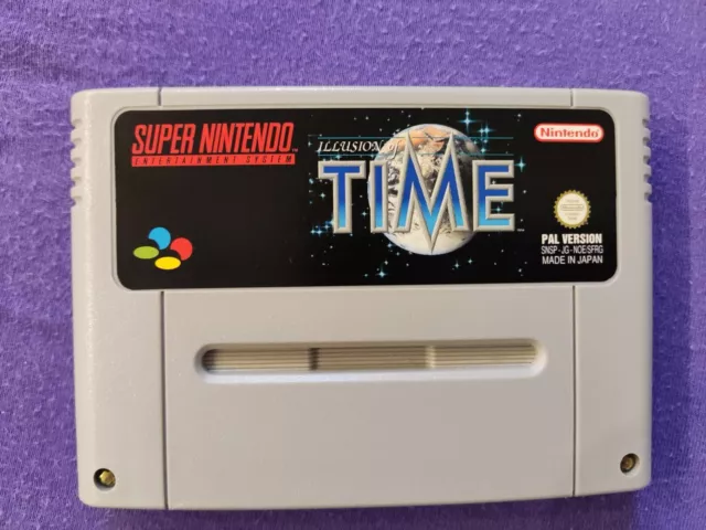 Illusion Of Time SNES Super Nintendo Sammlungsauflösung TOP