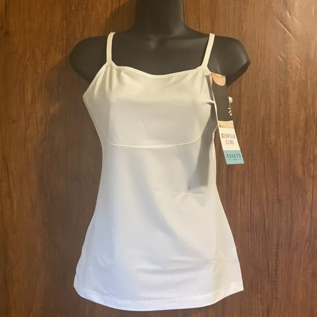 Spanx Assets Shaping Tank Top Large White HTF - NWT